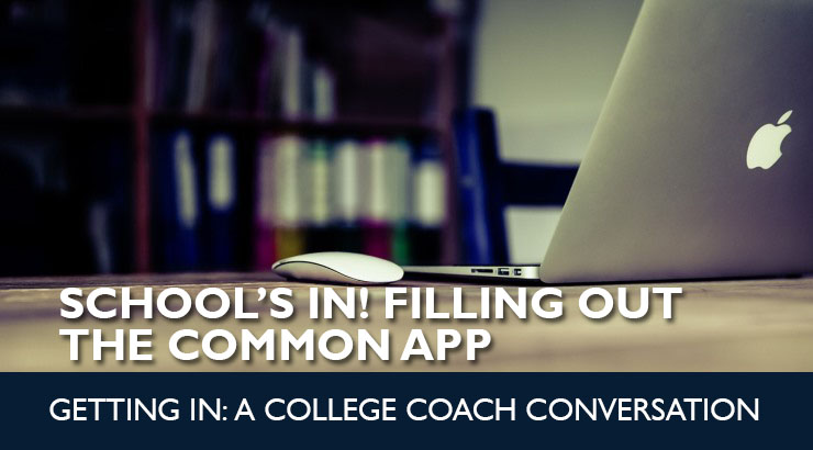 filling out common app