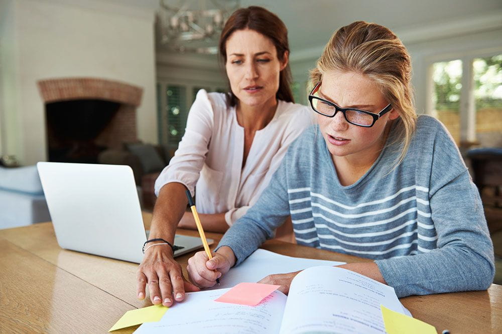 College applications can bring stress to parents and teens.